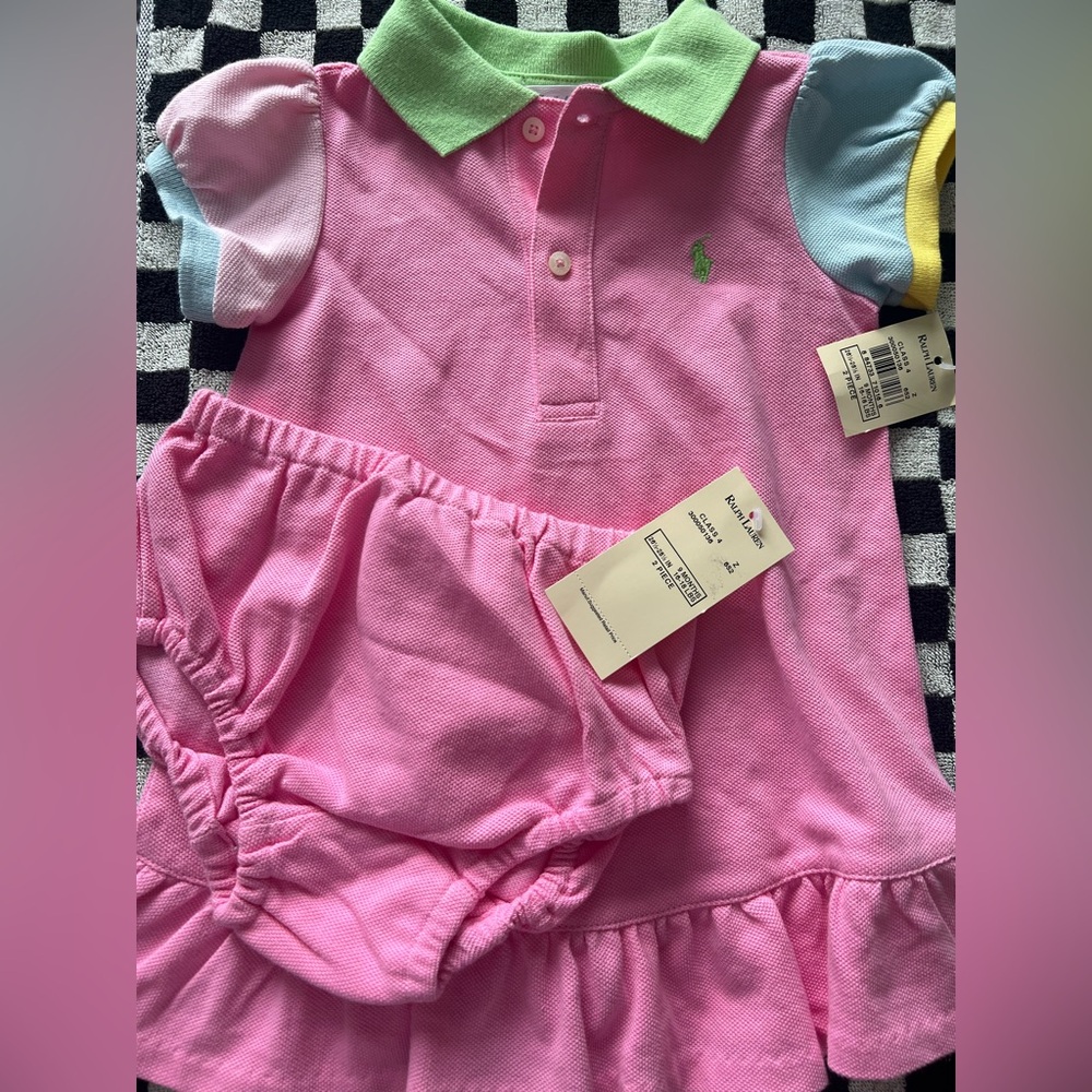 Ralph Lauren Dress & Bloomer NWT 9Months
